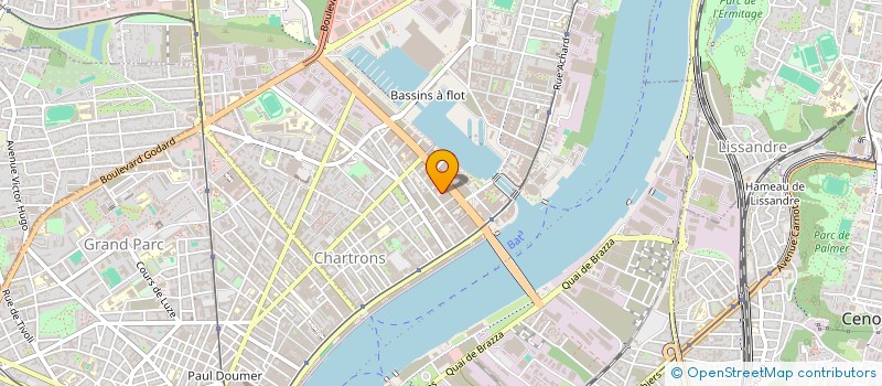 localisation de l'entreprise CONSEIL FINANCE ET TRANSMISSION-CF-T  BORDEAUX