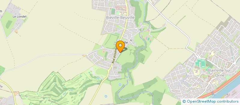 localisation de l'entreprise CONSEIL FINANCE GESTION INFORMAT & TRAIT à BIEVILLE-BEUVILLE