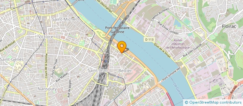 localisation de l'entreprise CONSEIL-FINANCE GESTION PATRIMOINE à BORDEAUX