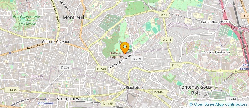 localisation de l'entreprise CONSEIL FINANCE PARISIENNE à FONTENAY SOUS BOIS