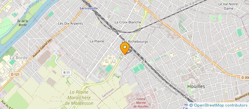 localisation de l'entreprise CONSEIL FINANCE PARTICIPATION MANAGEMENT à SARTROUVILLE