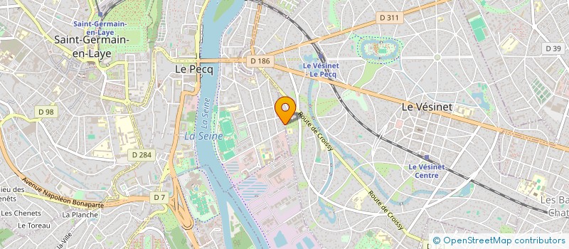 localisation de l'entreprise CONSEIL, FINANCE & PEDAGOGIE  LE PECQ