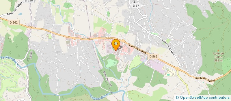 localisation de l'entreprise CONSEIL FINANCEMENT MANAGEMENT PME  MONTAUROUX