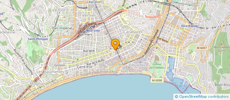 localisation de l'entreprise CONSEIL FINANCIER CREDIT IMMOBILIER à NICE
