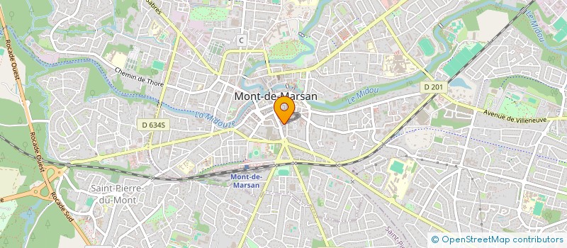 localisation de l'entreprise CONSEIL FONCIER IMMOBILIER à MONT-DE-MARSAN