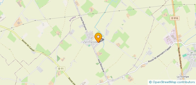 localisation de l'entreprise CONSEIL&FORMA SOLUTIONS  ZERMEZEELE