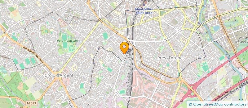 localisation de l'entreprise CONSEIL FORMATION MANAGEMENT à MONTPELLIER