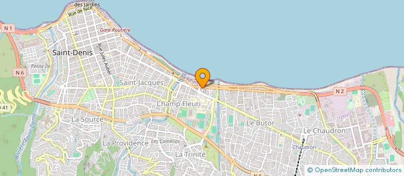 localisation de l'entreprise CONSEIL FORMATION PERMANENT PERSONNALISE à SAINT-DENIS