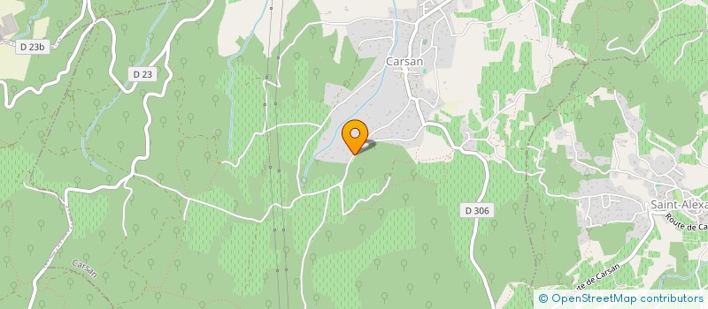 localisation de l'entreprise CONSEIL-FORMATION-SERVICE  CARSAN