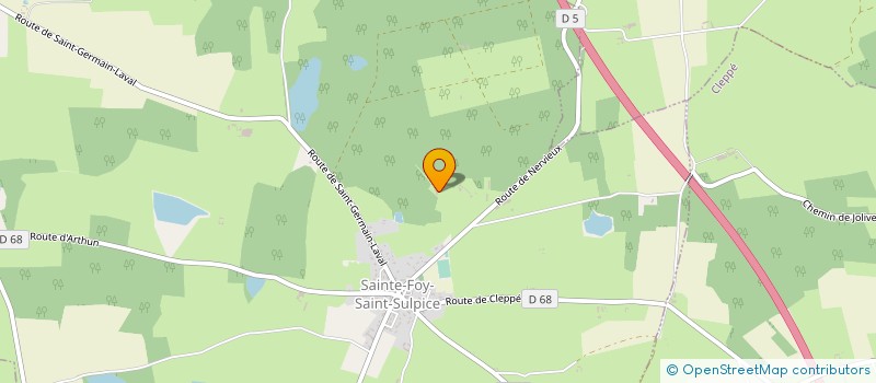 localisation de l'entreprise CONSEIL FORMATION STRATEGIE CLINIQUE à SAINTE-FOY-SAINT-SULPICE