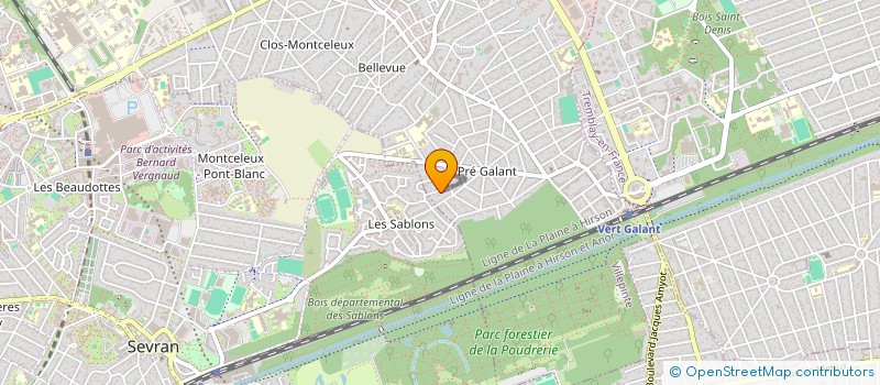 localisation de l'entreprise CONSEIL FROID SERVICE  VILLEPINTE