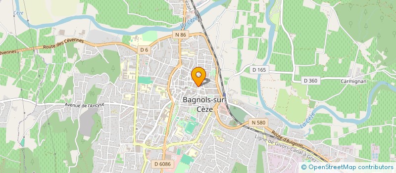 localisation de l'entreprise CONSEIL GARD RHODANIEN à BAGNOLS-SUR-CEZE