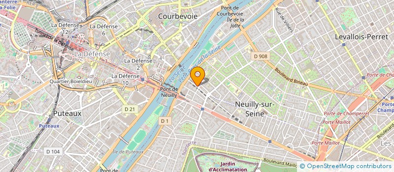 localisation de l'entreprise CONSEIL GESTION ADMINISTRATION à NEUILLY-SUR-SEINE