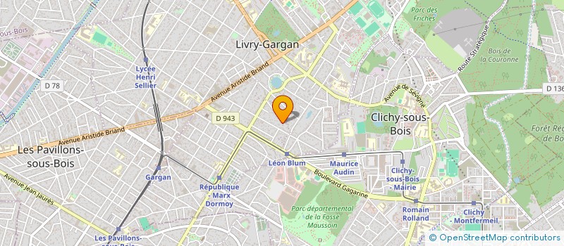 localisation de l'entreprise CONSEIL GESTION AIDE AUX ENTREPRISES  LIVRY-GARGAN