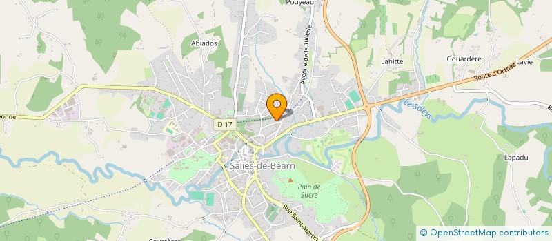 localisation de l'entreprise CONSEIL GESTION BEARN  SALIES-DE-BEARN