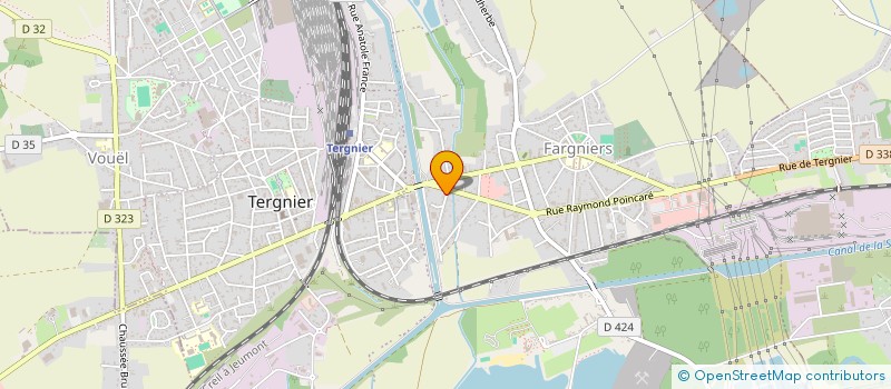 localisation de l'entreprise CONSEIL GESTION CONSULTING à TERGNIER