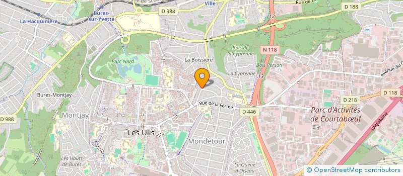 localisation de l'entreprise CONSEIL GESTION EN ENTREPRISE FINANCES à ORSAY
