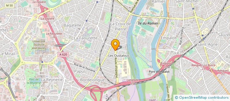 localisation de l'entreprise CONSEIL GESTION ET EXPERTISE COMPTABLE à TOULOUSE