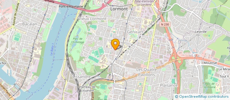 localisation de l'entreprise CONSEIL GESTION FINANCE  LORMONT