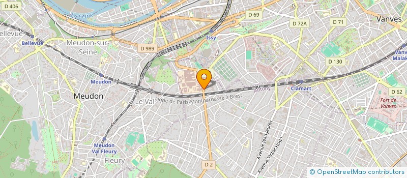 localisation de l'entreprise CONSEIL GESTION FINANCE INTERNAT  CLAMART