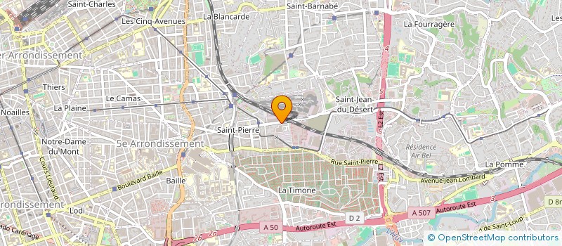 localisation de l'entreprise CONSEIL GESTION MARKETING ET PUBLICITE à MARSEILLE