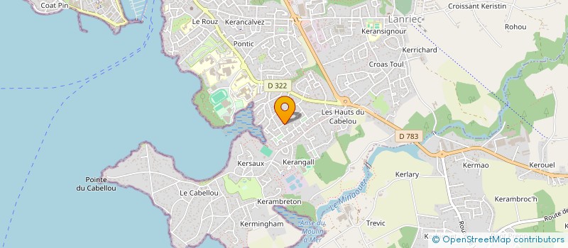 localisation de l'entreprise CONSEIL GESTION RIBOUCHON à CONCARNEAU