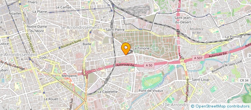 localisation de l'entreprise CONSEIL GESTION SAISIE INFORMATIQUE  MARSEILLE