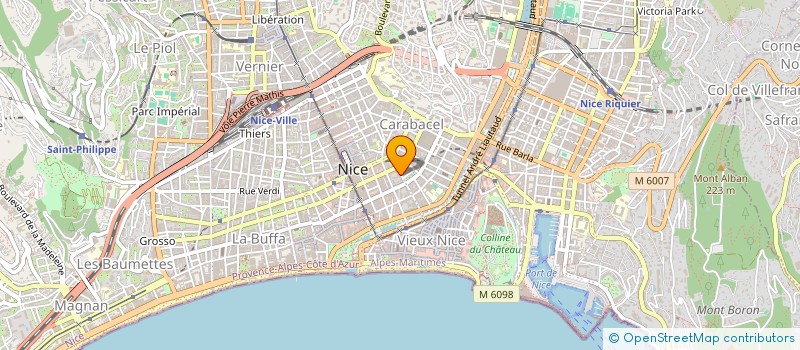 localisation de l'entreprise CONSEIL GESTION SERVICE à NICE