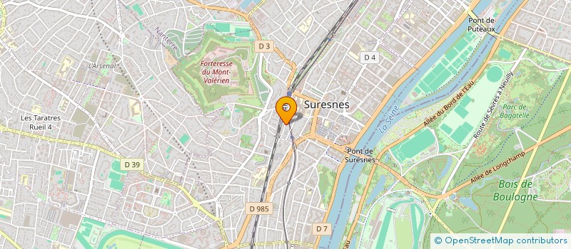 localisation de l'entreprise CONSEIL GESTION SERVICES  SURESNES