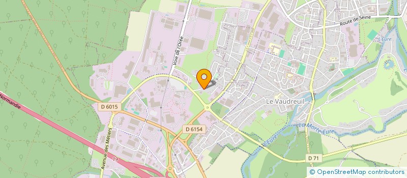 localisation de l'entreprise CONSEIL GESTION VAL DE REUIL  VAL-DE-REUIL