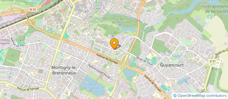 localisation de l'entreprise CONSEIL H@  GUYANCOURT