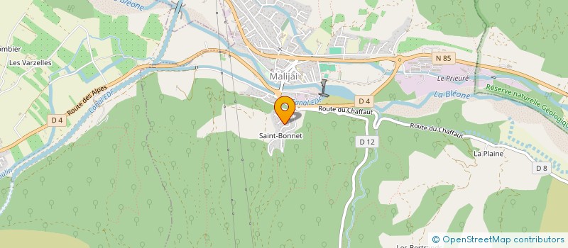 localisation de l'entreprise CONSEIL HABITAT ENERGIE  MALIJAI