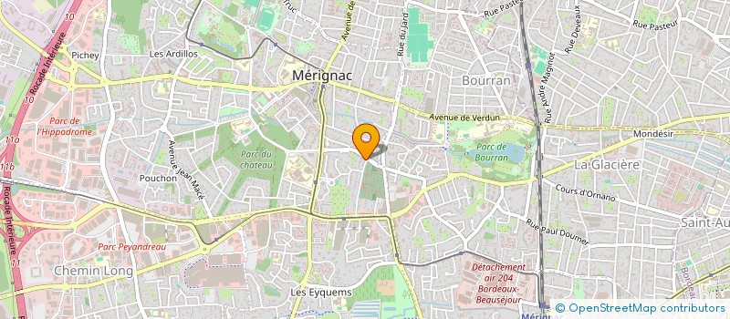 localisation de l'entreprise CONSEIL HO  MERIGNAC