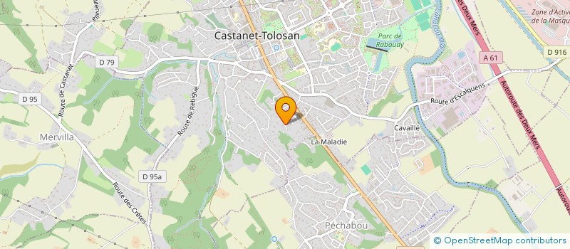 localisation de l'entreprise CONSEIL IMMOBILIER CASTANET à CASTANET-TOLOSAN
