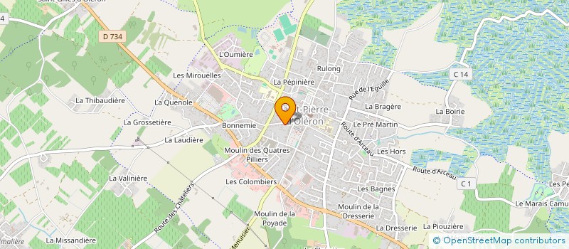 localisation de l'entreprise CONSEIL IMMOBILIER D'OLERON  SAINT-PIERRE-D'OLERON