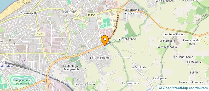 localisation de l'entreprise CONSEIL IMMOBILIER PLACEMENT à SAINT-MALO