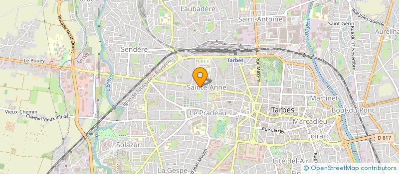 localisation de l'entreprise CONSEIL IMMOBILIER PROMOTION  TARBES