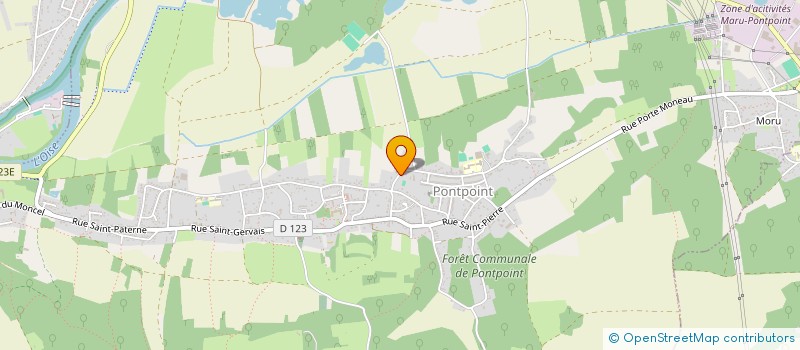 localisation de l'entreprise CONSEIL INCENDIE SECURITE ET PREVENTION à PONTPOINT
