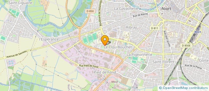 localisation de l'entreprise CONSEIL INFORMATIQUE INDUST TELECOMMUNIC à NIORT