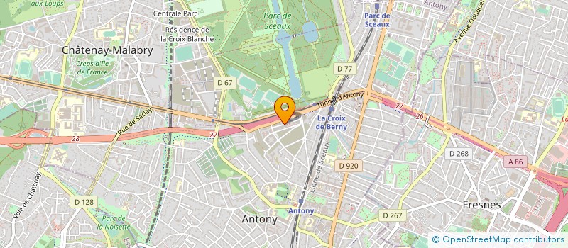 localisation de l'entreprise CONSEIL-INFORMATIQUE-INTEGRATION SERVICE à ANTONY