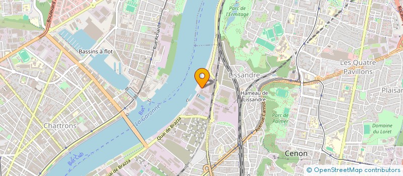 localisation de l'entreprise CONSEIL ING APPLICATION NOUV TECHNOLOGIE à BORDEAUX