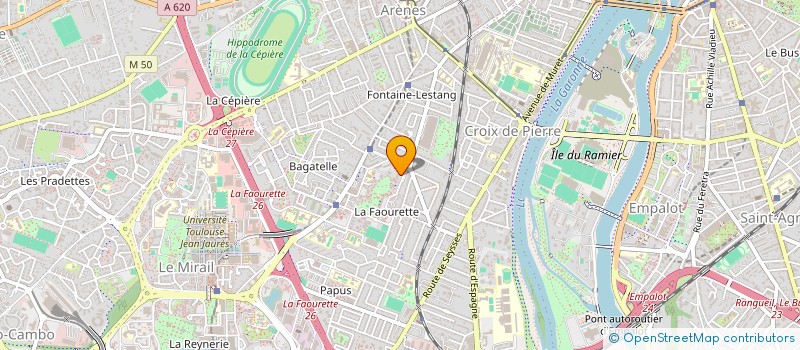 localisation de l'entreprise CONSEIL INGENIERIE DES POLITIQUES TERRITORIALES  TOULOUSE