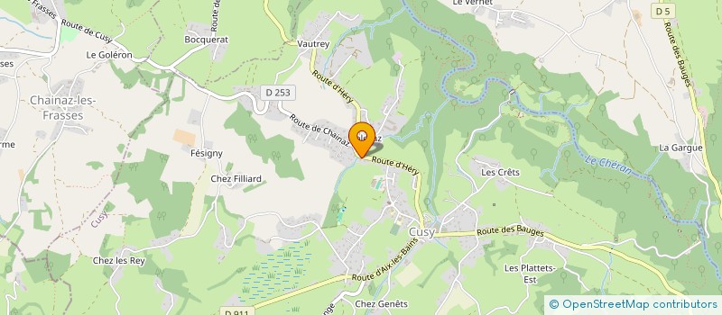 localisation de l'entreprise CONSEIL INGENIERIE EN GESTION DECHETS  CUSY