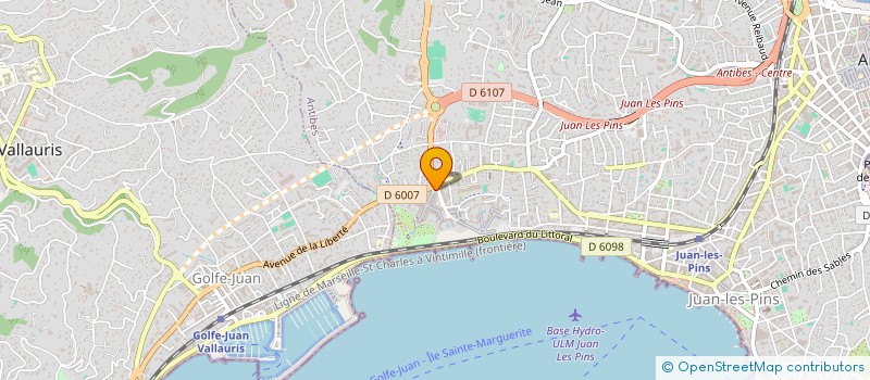 localisation de l'entreprise CONSEIL-INGENIERIE-ETUDES COTE D'AZUR à ANTIBES