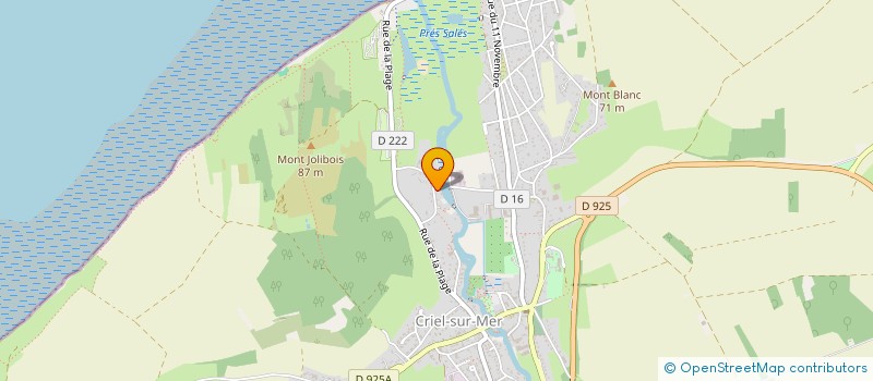 localisation de l'entreprise CONSEIL INGENIERIE SERVICE  CRIEL-SUR-MER