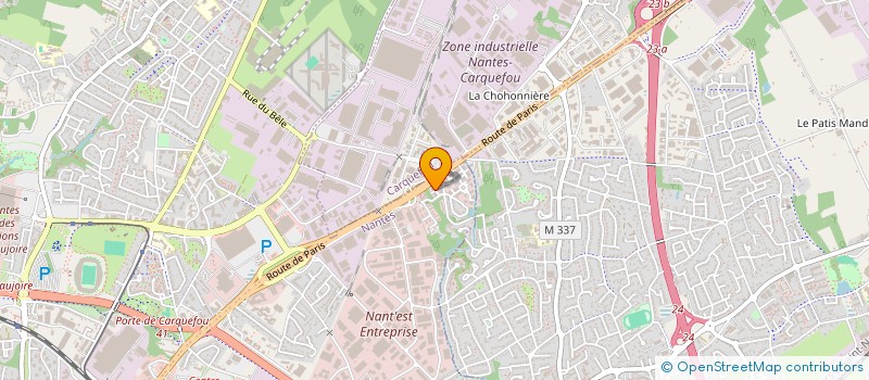 localisation de l'entreprise CONSEIL INSTALL ETUDE LOGICIEL INFORMAT à NANTES