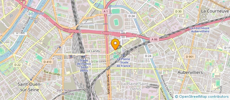 localisation de l'entreprise CONSEIL INTER ORDRE MASSEURS KINE ILE DE FRANCE ET REUNION à SAINT-DENIS