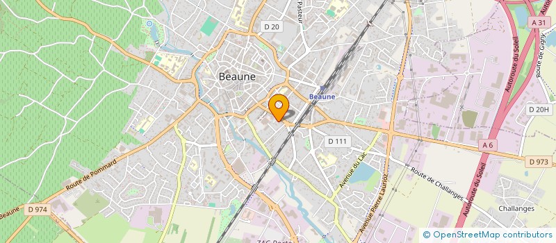 localisation de l'entreprise CONSEIL INTERDEPARTEMENTAL DE L ORDRE DES INFIRMIERS 21 ET 89 à BEAUNE