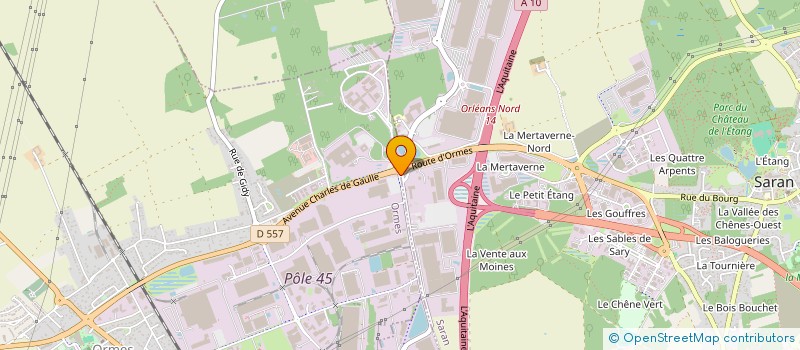 localisation de l'entreprise CONSEIL INTERDEPARTEMENTAL DE L'ORDRE DES INFIRMIERS DE L'EURE ET LOIR ET DU LOIRET à ORMES