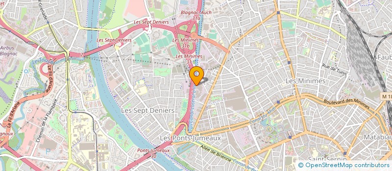localisation de l'entreprise CONSEIL INTERDEPARTEMENTAL DE L ORDRE DES INFIRMIERS DU 09 - 32 - 65 à TOULOUSE